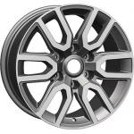Khomen Wheels KHW1723 (Toyota LC Prado/Lexus GX) Gray-FP 8*17 6*139.7 ET25 106.1